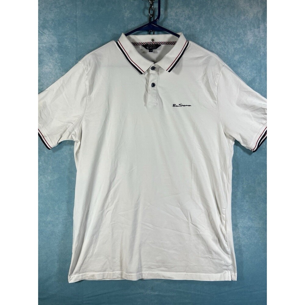 Y2K VTG Ben Sherman Men's Short Sleeve Polo T Shirt Golf Large